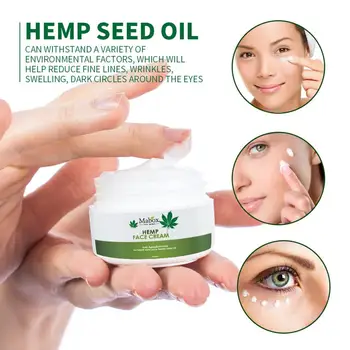 

LANBENA Hemp Cream Oil Essence Face Cream Hyaluronic Acid Anti-aging Moisturizer Nourishing Collagen Essence Skin Care