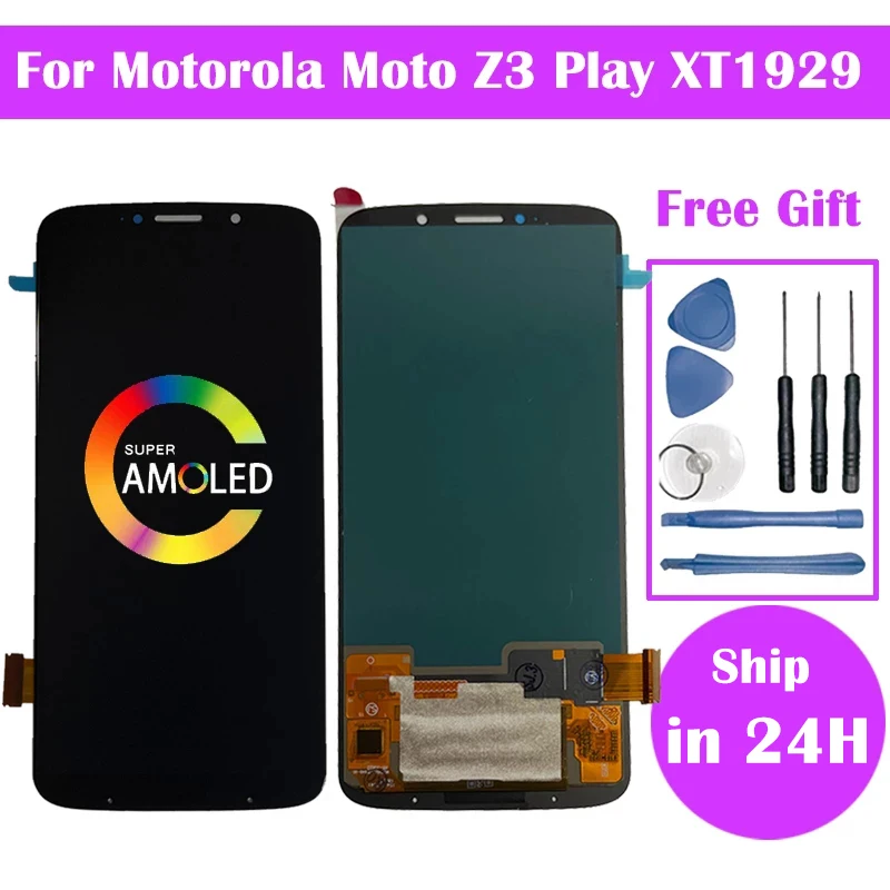 DISPLAY LCD+ TOUCH SCREEN Per MOTOROLA MOTO Z2 PLAY XT1710 Schermo Nero Vetro 3 - Foto 4