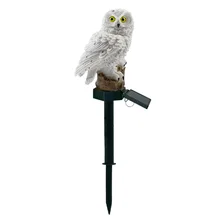 Светильник для лужайки, декоративный, для двора, светодиодный, водонепроницаемый, Ночной пейзаж, на открытом воздухе, на солнечной энергии, в форме совы, для сада, дома