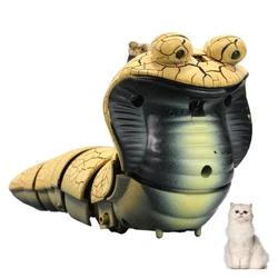 Realistic Snake Toy Infrared Remote Control Snake Cat Toy Scary Simulation Animal RC Snake Toy Mischief Kids Toys Funny Gift