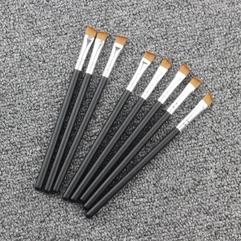 

10pcs Eyebrow Brushes With Wooden Handle Durable Eyebrow Combs Cosmetic Supplies for Shop Salon Home
