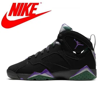 

Original Nike Air Jordan 7 Men's Jordan Shoes Basketball Shoes breathable Gym Training Boots High Top Ray Allen (GS) 304774-05