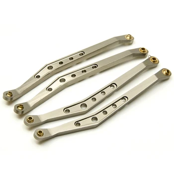 

4Pcs/Set Aluminum Alloy Upper Suspension Links Linkage Set for 1/10 Axial Wraith RC Crawler 3 Colors Available,Grey