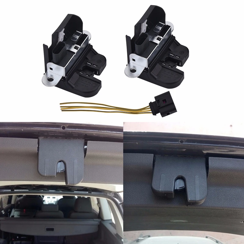 Задний блок блокировки багажника крышка багажника защелка 1T0827505H 6RD827505 5ND827505 для Volkswagen VW Golf Gti Passat Polo