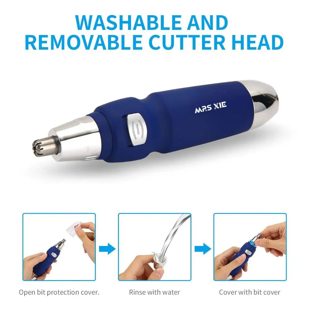 Electric Man and Woman Nose Hair Trimmer Ear Nose Neck Eyebrow Trimmer Nose Hair Cut Clipper Beauty Tool Drop 3