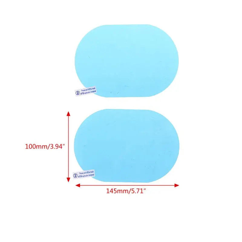 Новое 1 пара транспортное средство машина анти-водяной туман пленки противотуманное покрытие непромокаемая зеркальная защитная пленка заднего вида автомобильные аксессуары