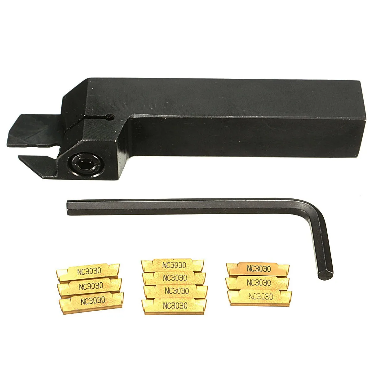 

MGEHR1616-2 CNC Knife Back + 10 PCs MGMN200-G Gold Paintcoat Blades