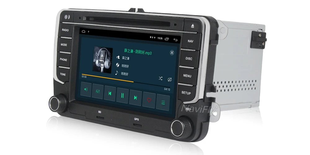 Flash Deal Android 8.1 2 DIN Car multimedia DVD player for VW Volkswagen PASSAT B5 B6 POLO GOLF 5 6 MAGOTAN CC BORA TIGUAN GPS Navigation 18