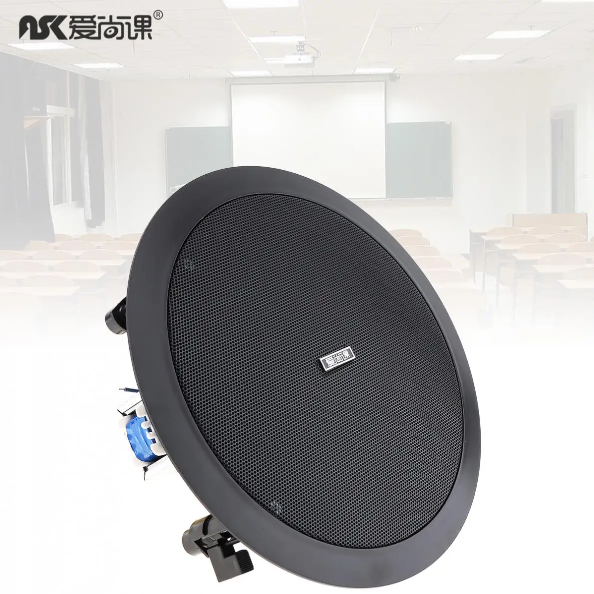 

6.5 Inch Background Music Player Ceiling Speaker Coaxial Constant Pressure Speaker Ceiling Sound for Home Cafe Supermarket