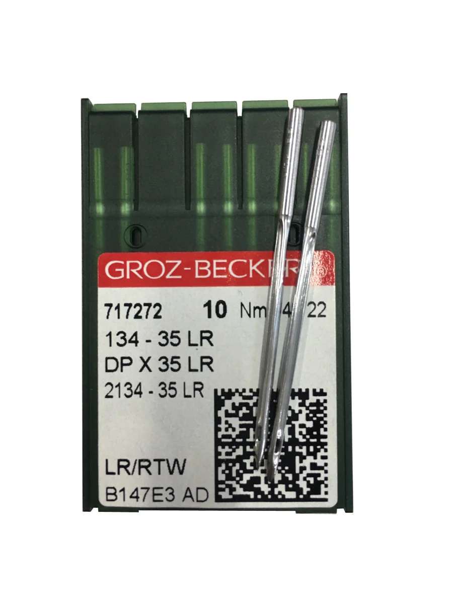 10 шт. groz-беккерт 134-35(LR)DPX35 для шагающая прижимная лапка игла промышленной швейной