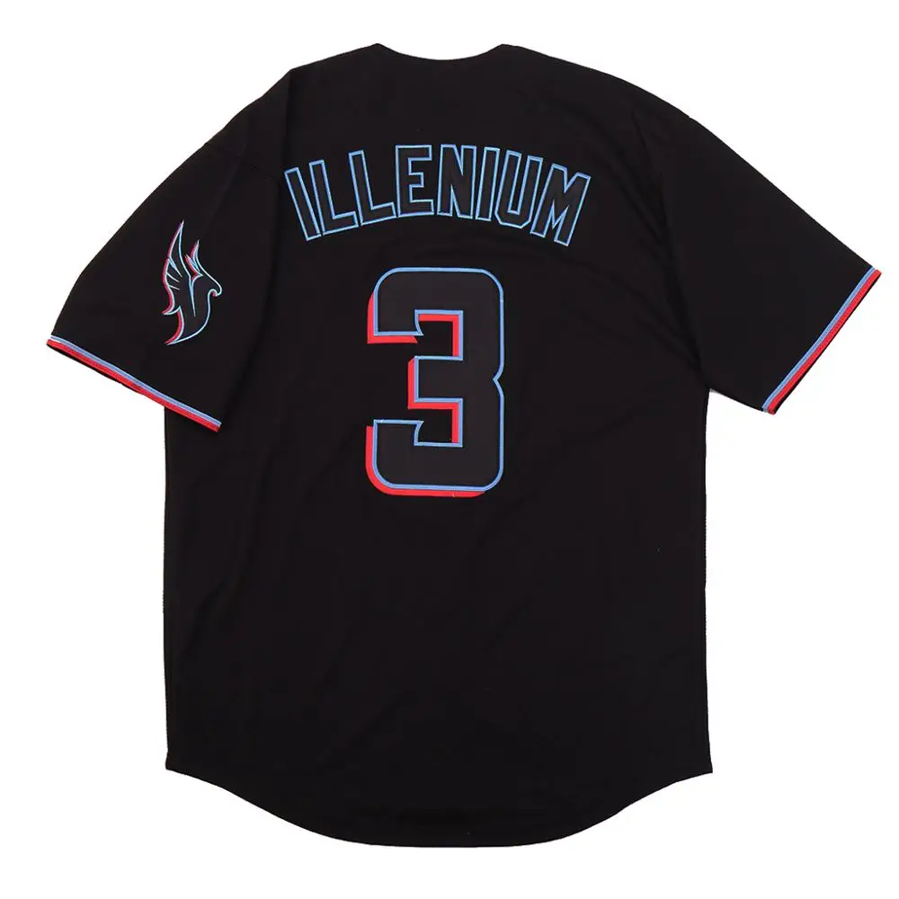 Футболка на заказ ILLENIUM Jersey Singer 3 сшитая модная версия Diamond Edition бейсбольные майки