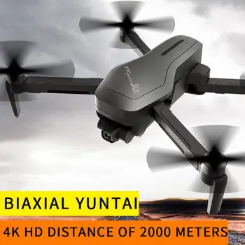 

Drone 4K Drone GPS with 2-axis gimbal Brushless Motor 2000 meters remote control GPS drone Remote control aircraft KAJ 193 Pro