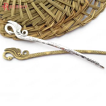 

(E864)5 pieces 160*21mm Antique Bronze Plated Zinc Alloy Swan Bookmark & Hairpin Diy Jewelry Findings Accessories wholesale