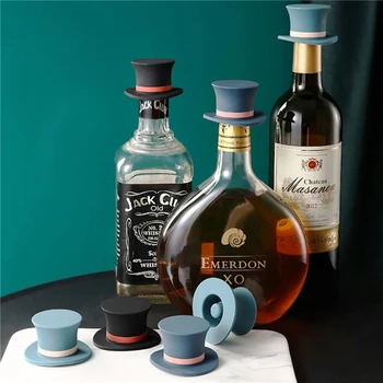 

1Pcs Silicone Bottle Caps Beer Beverage Cover Leak Free Champagne Closures Fresh Saver Stopper Kitchen Bar Accessories