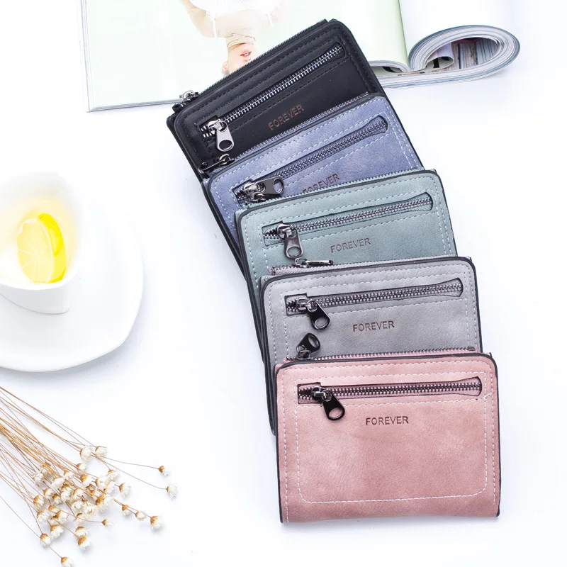 Women's Wallet Pu Leather Purses Fashion Brand Luxury Soft Letter Short Zipper Cute Multifunctional Mini Wallet Women Purse Women's Wallet Pu Leather Purses Fashion Brand Luxury Soft Letter Short Zipper Cute Multifunctional Mini Wallet Women Purse