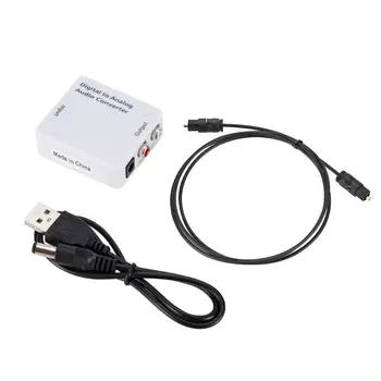 

Optical Coaxial Toslink Digital to Analog Audio Converter Adapter RCA L/R 3.5mm