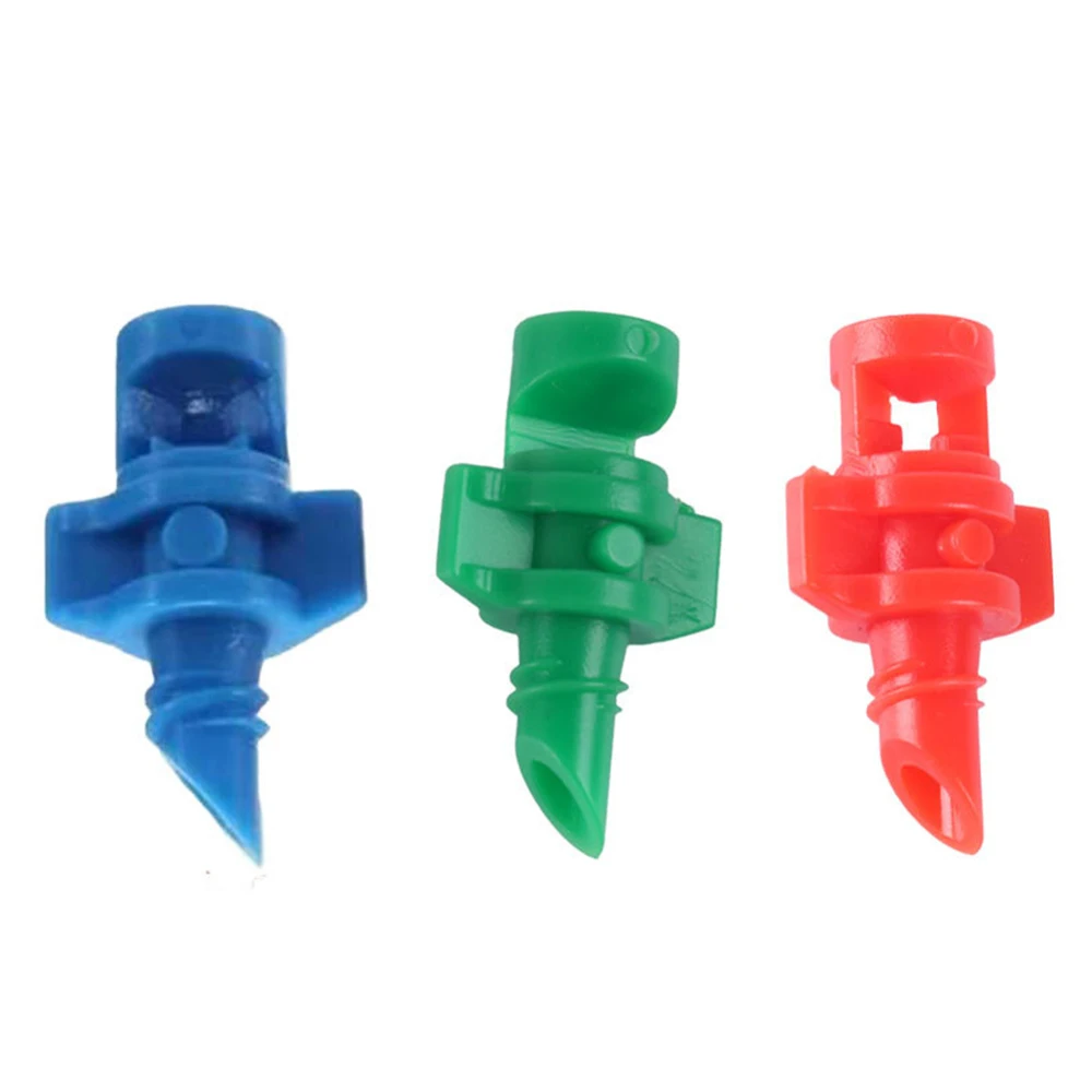 50pcs Micro Water Sprayer Nozzles Replacement Jet Mister 360/180/90 Degree for Hydroponic Garden