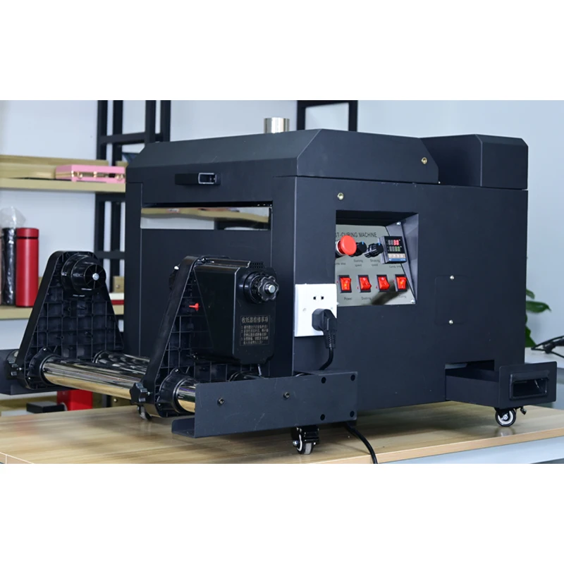US $1.699.15 DTF Automatic Coating Rubber Powder Baking PET Film Machine Feeding SystemReceiving System