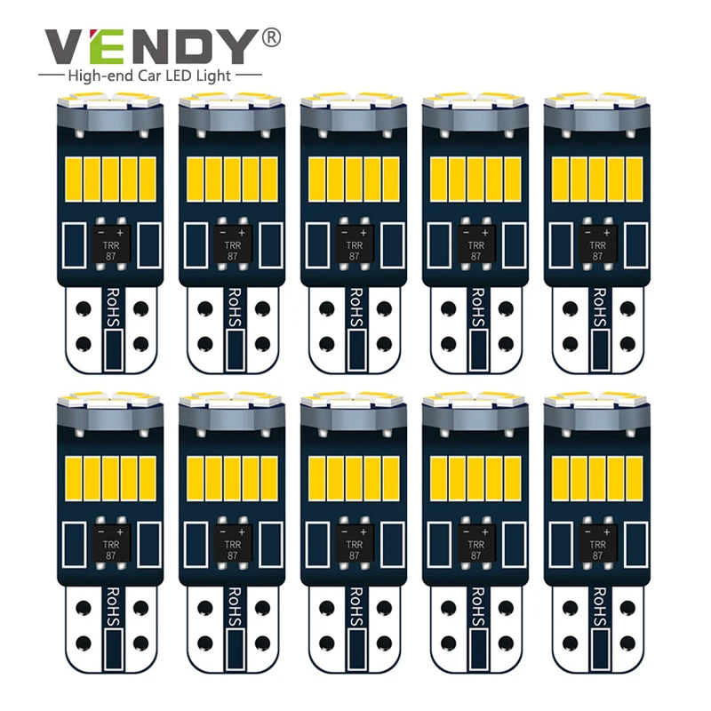 10x Canbus W5W T10 светодиодный габаритный фонарь для smart fortwo 451 450 453 Mercedes w205 w212 w204 w203 w124 C E B