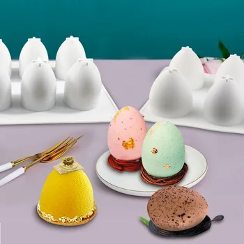 

Easter Egg Silicone Mold Cake Decoration Handmade Soap Mold Quail Egg Epoxy Mold Resin Mold Silicone Molds for Baking
