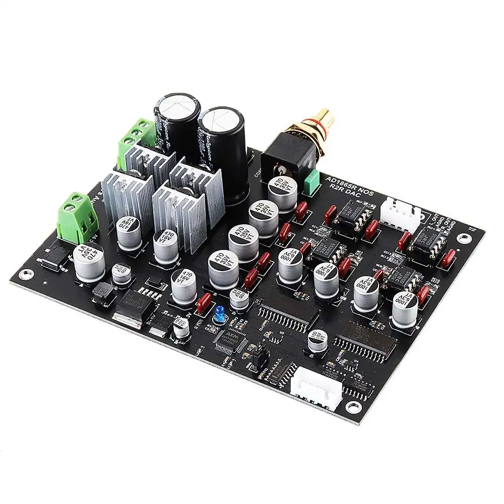 AK4118 Dual Parallel R2R Decoder board Vinyl Style Decoding DAC Coaxial Input Support 24bit 192K H001