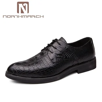 

High Quality Formal Shoe Man Leather Business Crocodile Men Suit Shoes Scarpe Uomo Eleganti Oxford Dress Shoes Man Herenschoenen