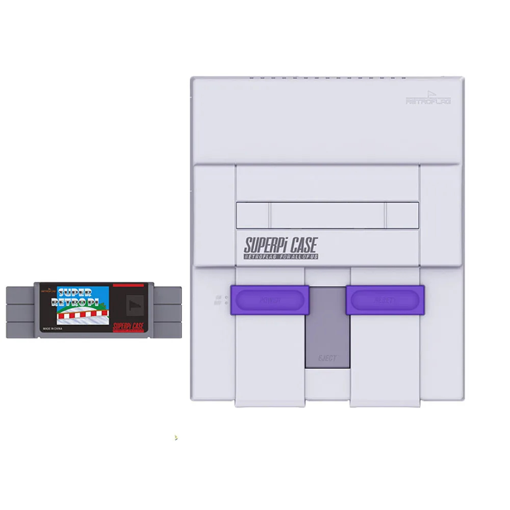 Чехол Retroflag SUPERPi CASE-J NESPi с вентилятором coolling+ радиатор для Raspberry Pi 3B Plus(3B+)/3B