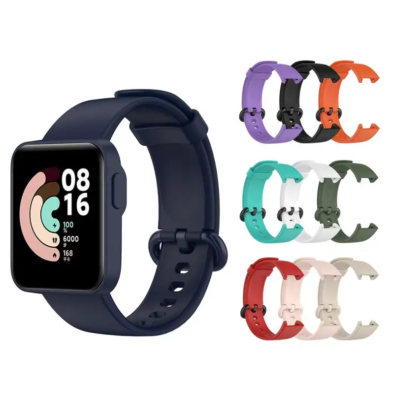 

Ремешок спортивный силиконовый для Mi Watch Lite/Redmi Watch, 22 мм, 10 цветов на выбор