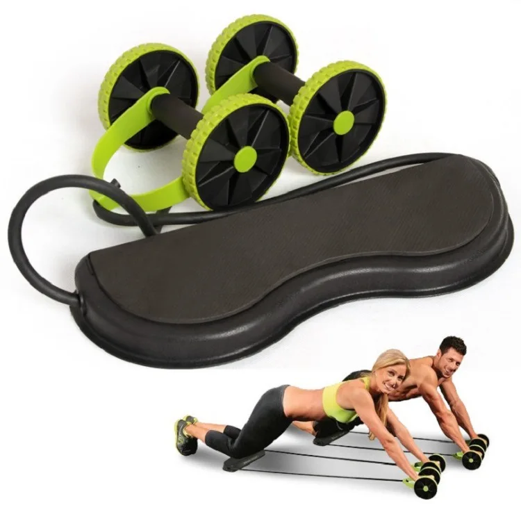 

Power Roller Household Abdominal Wheel Exercise Pulley Wheel Mute Pulling Rope Multi-functional Weight Control AB Rocket Wholesa
