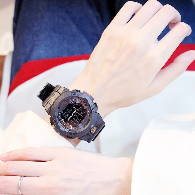 Reloj Mujer модные светящиеся электронные часы с будильником большие спортивные часы женские цифровые часы женские студенческие часы Zegarek Damski