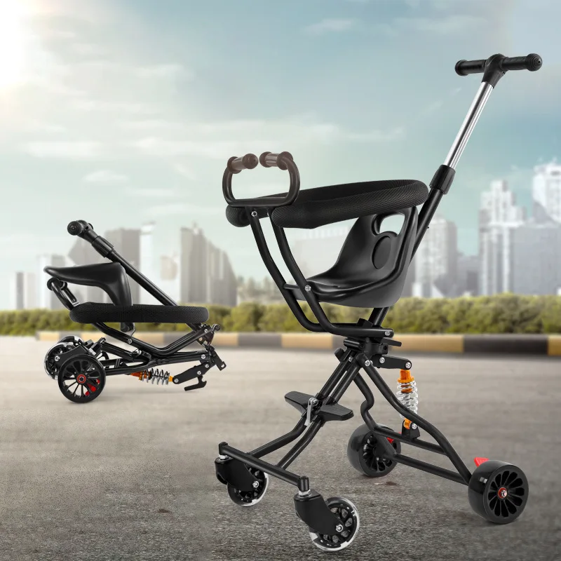 

2019 New simple comfortable stable baby stroller collapsible multifunctional baby stroller