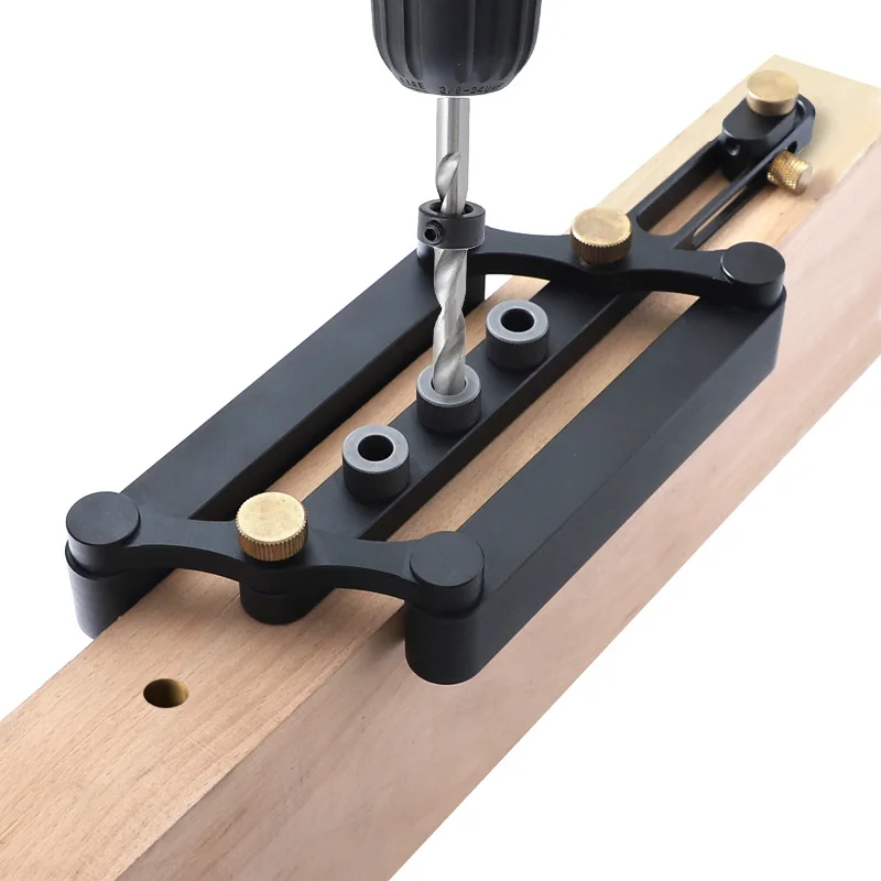 Dowel Jig 18-60mm Self-centering Wood Drill Replaceable 6 8 10mm Guide Woodworking Doweling Tool | Инструменты