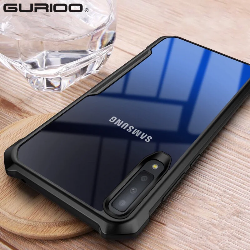 

For Samsung Galaxy A30 A40 A50 A70 A7 A60 Plus 2018 A20 A20E Acrylic Silicone Clear Soft TPU Case For J2 Pro J5 J7 Prime J4 Core