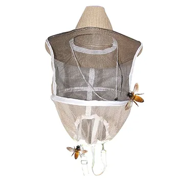 

Beekeeping Net Hat Mosquito Bee Insect Mesh Head Face Protector Mask 66CY