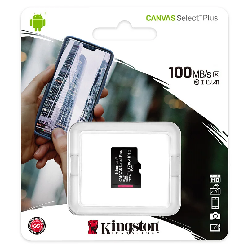 Карта памяти originina Kingston карта 128G класс 10 Micro SD SDXC TF C10 автомобильная записи UHS I для