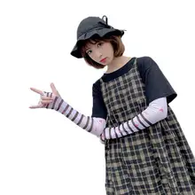 Нейлоновые нарукавники Mangas грелки летние спортивные УФ Защита для бега и езды на велосипеде для вождения солнцезащитных полос