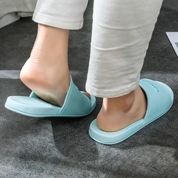 

Women Summer Massage Slippers Home Indoor Bathroom Slipper Foot Massager Floor Flat Shoes YB090M20