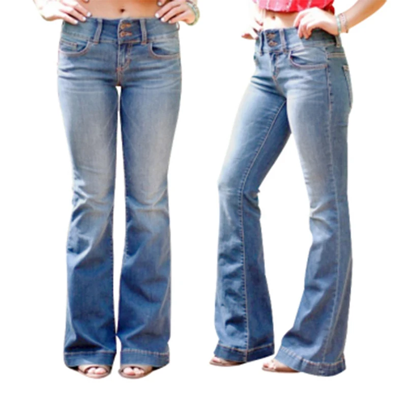 Весенние и осенние новые модные брюки с колокольчиком, три цвета, женские джинсы, узкие джинсы со средней посадкой, женские брюки