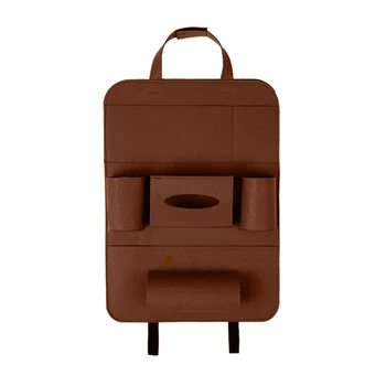

Tissue Box Holder Styling Multi Pocket Accessory Travel Car Storage Bag Tablet Backseat Protector Seat Back Hanging Organizer