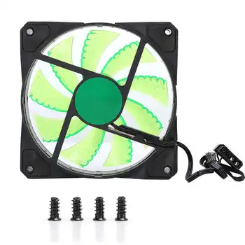 

120mmx120mm RGB Computer PC Cooling Fan 3 Lines 15 Lights Mute LED Fan Cooler