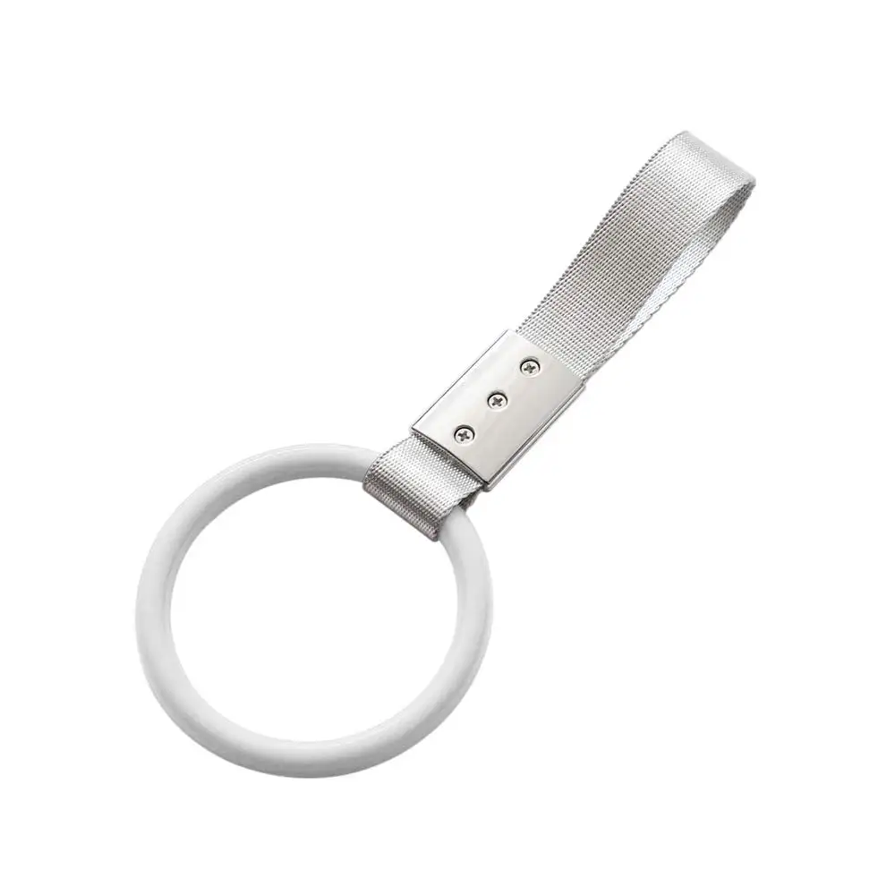 New JDM Racing HANDLE STRAP RING with Strong nylon strap for SUBWAY TRAIN BUS HANDLE STRAP CHARM Drift Car enthusiast Universal (26)