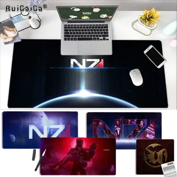 

RuiCaiCa Beautiful Anime Effect N7 Game Logo Beautiful Anime Mouse Mat Rubber PC Computer Gaming mousepad