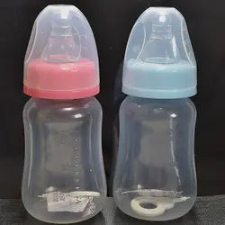Новый Милый ребенок новорожденный кормящих детей безопасность воды соска младенческой кормления 120 мл бутылки для силиконовой бутылки