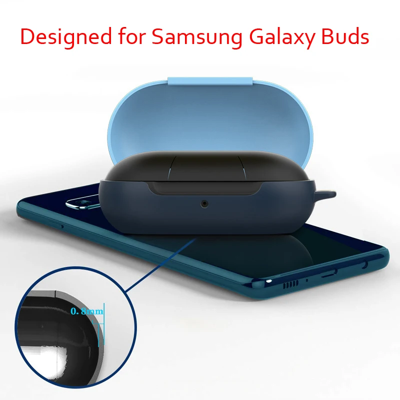 Чехол для samsung Galaxy Buds, Bluetooth, спортивные наушники, Крышка, маленький крючок для яиц, портативный ударопрочный корпус, все включено, чехол