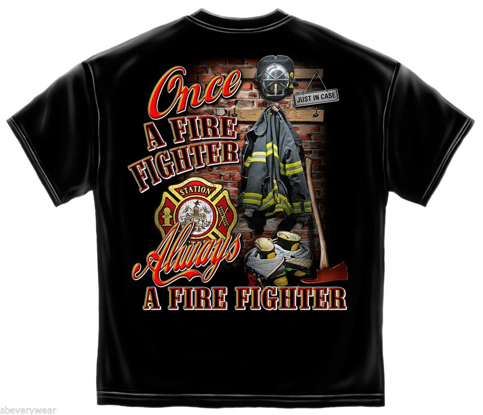 Футболка Firefighter Пожарный Пожарная отдел всегда пожарным Fd футболка S-3Xl размера