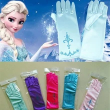 Модные детские перчатки «Холодное сердце», перчатки с принтом Снежной Королевы для девочек, новые детские перчатки «Эльза» для украшения рук