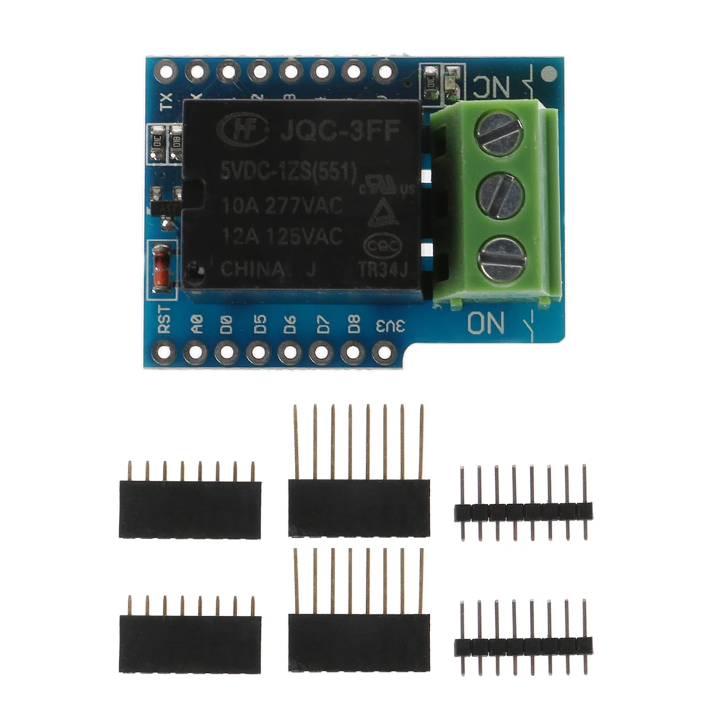 

Relay Relais Shield For WeMos D1 Mini Wifi ch340 IoT Lua Compatible 397