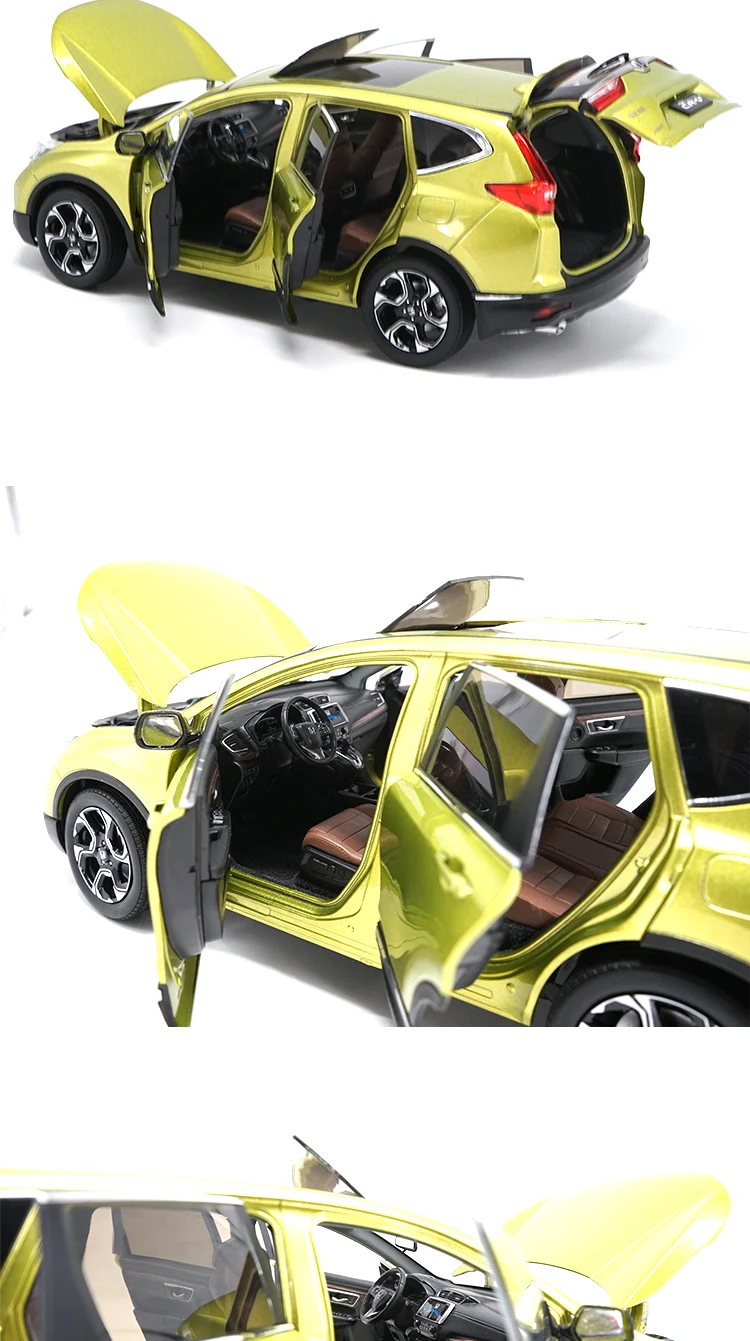1:18 Высокая тщательная Honda CRV SUV сплав модель автомобиля статические металлические модельные автомобили с оригинальной коробкой