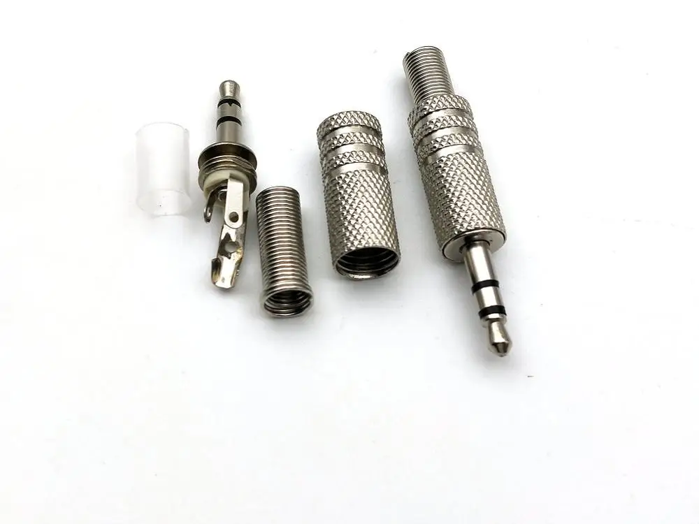 260pcs Adapter Gold 3 5 mm 3pole Male to 3 5 mm 3pole Female audio Stereo Adapter Plug Converter Headphone jack