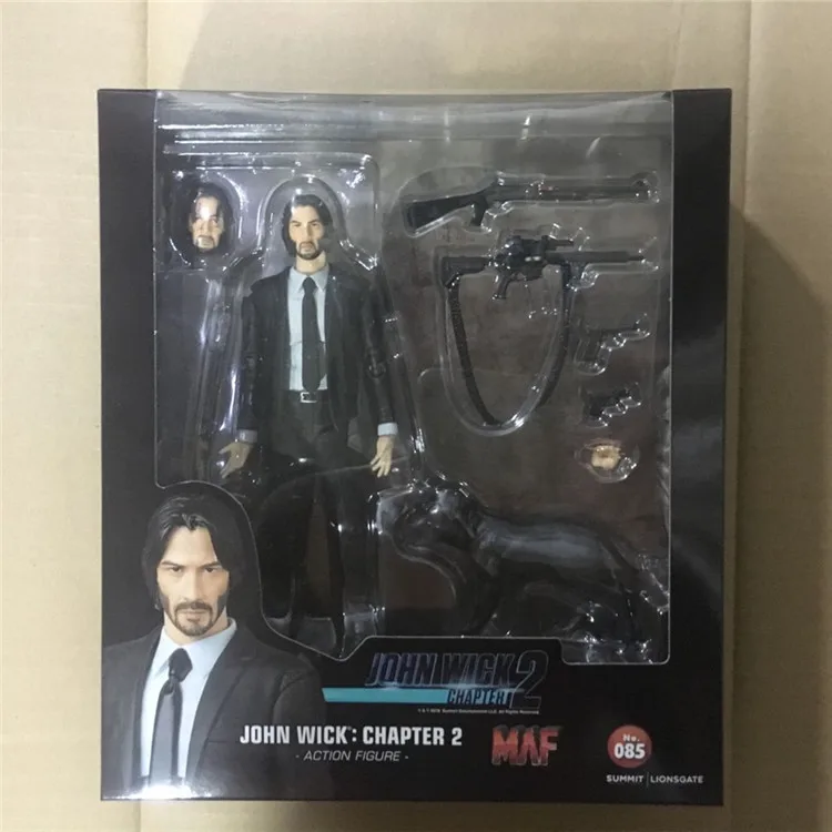 NEW Mafex 085 John Wick: Chapter 2 Bring a dog action figure Collection of toy gift dolls